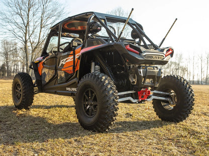 2-Inch Rear Hitch for Polaris RZR RS1 (2018–2021) - Red