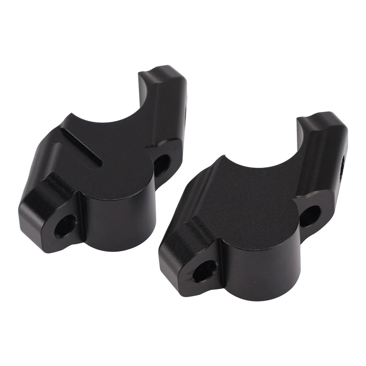 CNC Black Handlebar Risers for Yamaha T7 Tenere 700 (2019–2025)