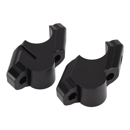 CNC Black Handlebar Risers for Yamaha T7 Tenere 700 (2019–2025)