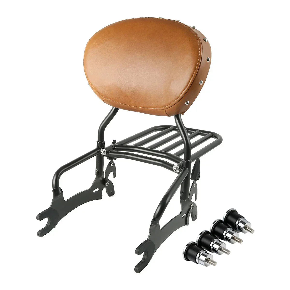 Luggage Rack Mount Spools for Backrest Sissy Bar - Indian Chief Classic 14-18