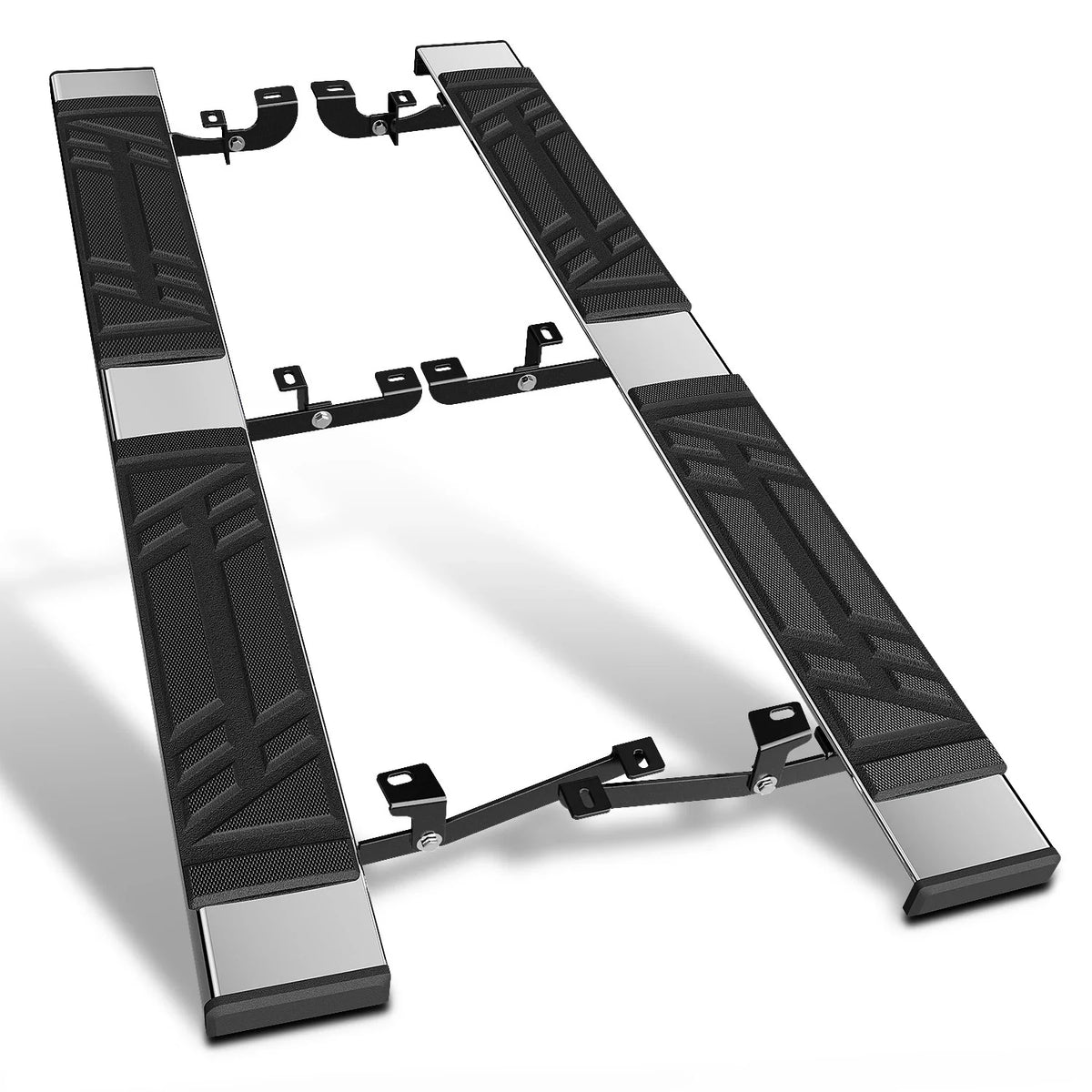 6.5" Polished Side Step Pads for Jeep Cherokee (2014–2023)