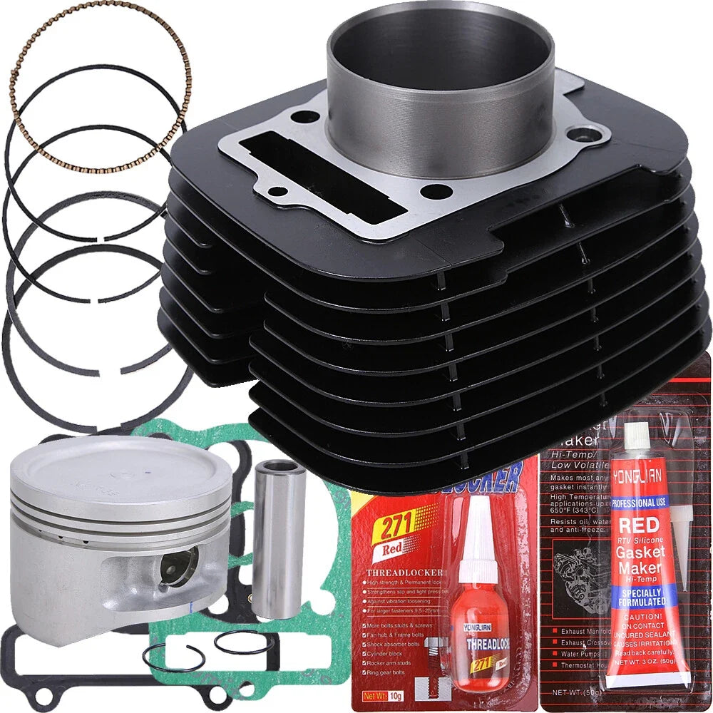 Top End Kit with Cylinder and Piston Gasket for Yamaha Big Bear 400 4x4