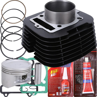 Top End Kit with Cylinder and Piston Gasket for Yamaha Big Bear 400 4x4