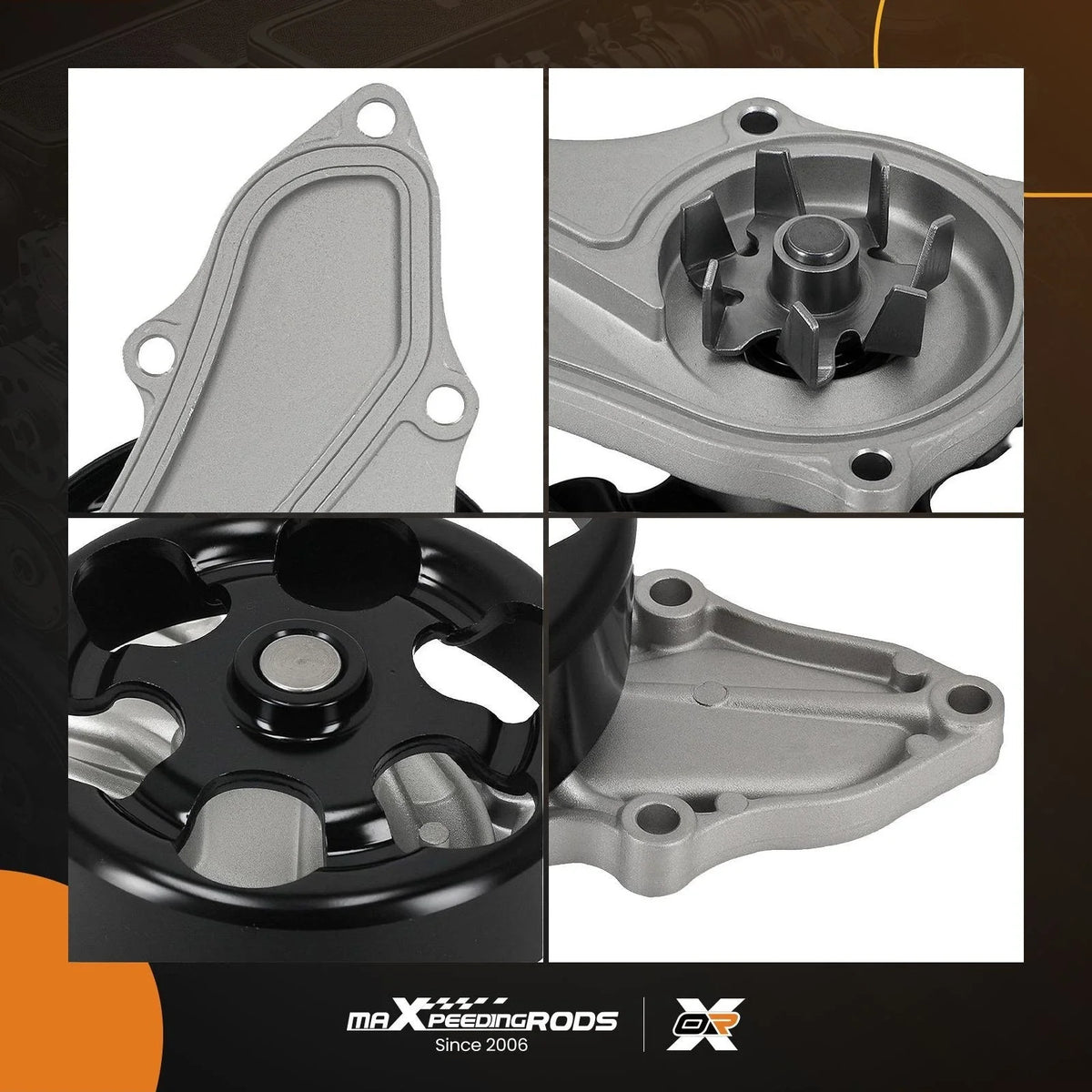Water Pump 43544 19200RAAA01 for Honda Accord CR-V Element TSX 2003-2011