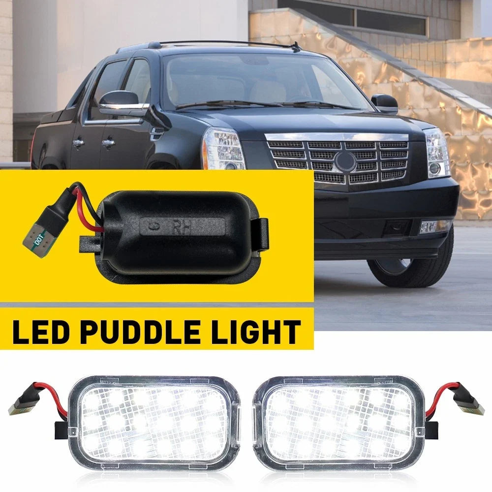 LED Side Mirror Puddle Light Assembly for Chevy Tahoe GMC Yukon