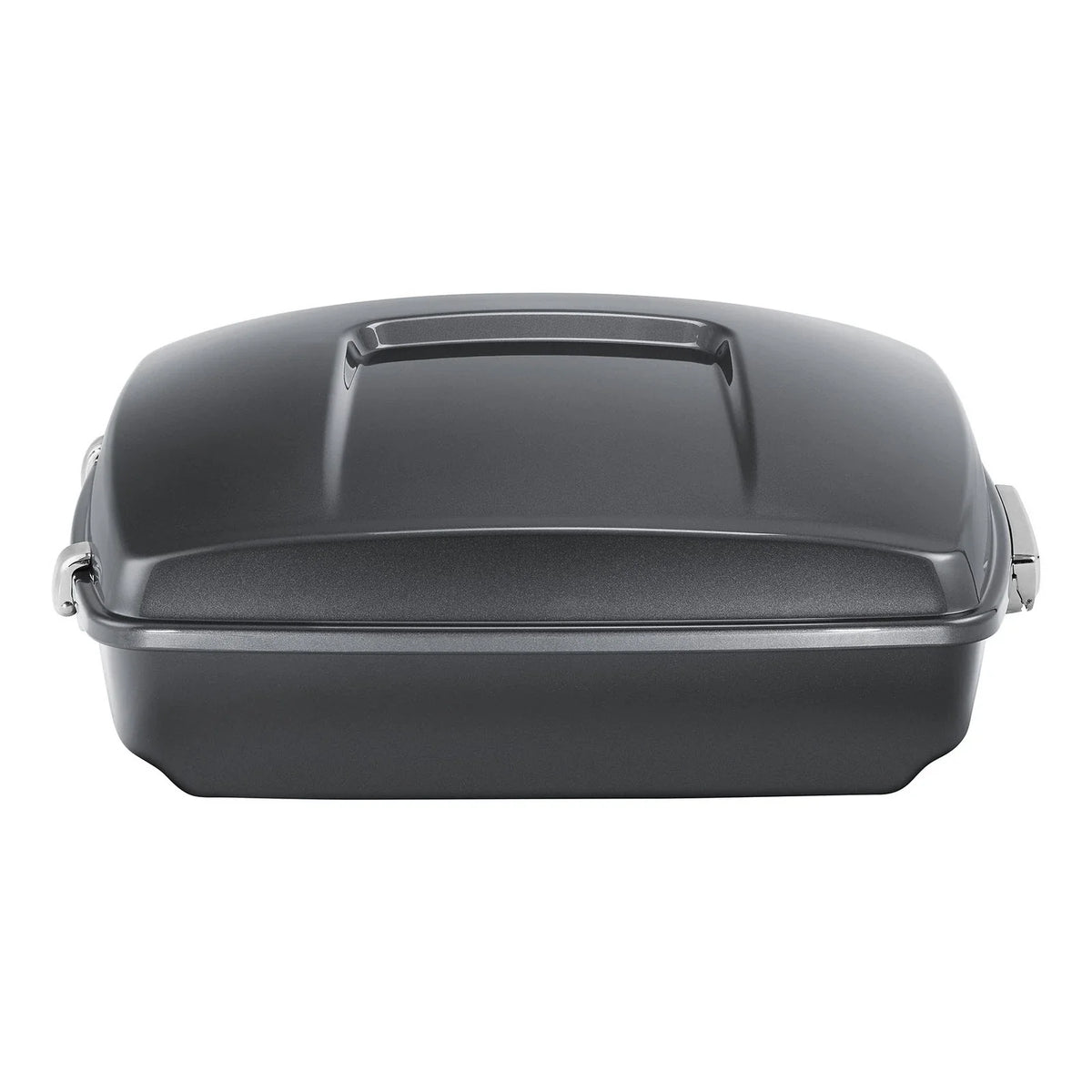 Gauntlet Gray Metallic Chopped Trunk for 2014-2025 Harley Street Glide
