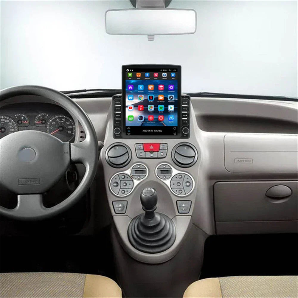 Car Stereo GPS Navigation 9.7" Android 13 for Fiat Panda 2003-2012