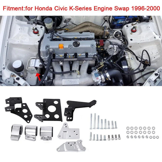 Engine Mount Bracket for Honda EK Chassis (1996–2000) K20 K24 K-Swap