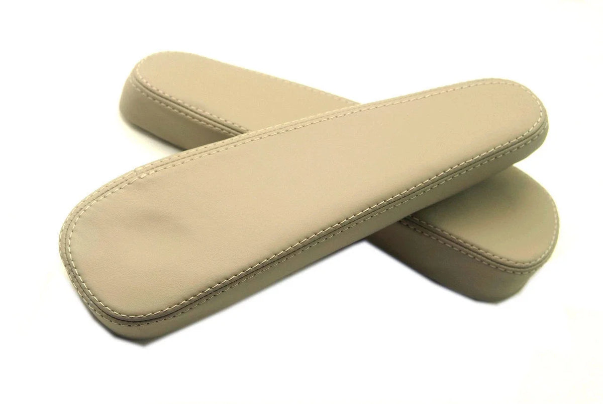 Front Seat Armrest Cover for Toyota Highlander (2001–2006) Beige Leather