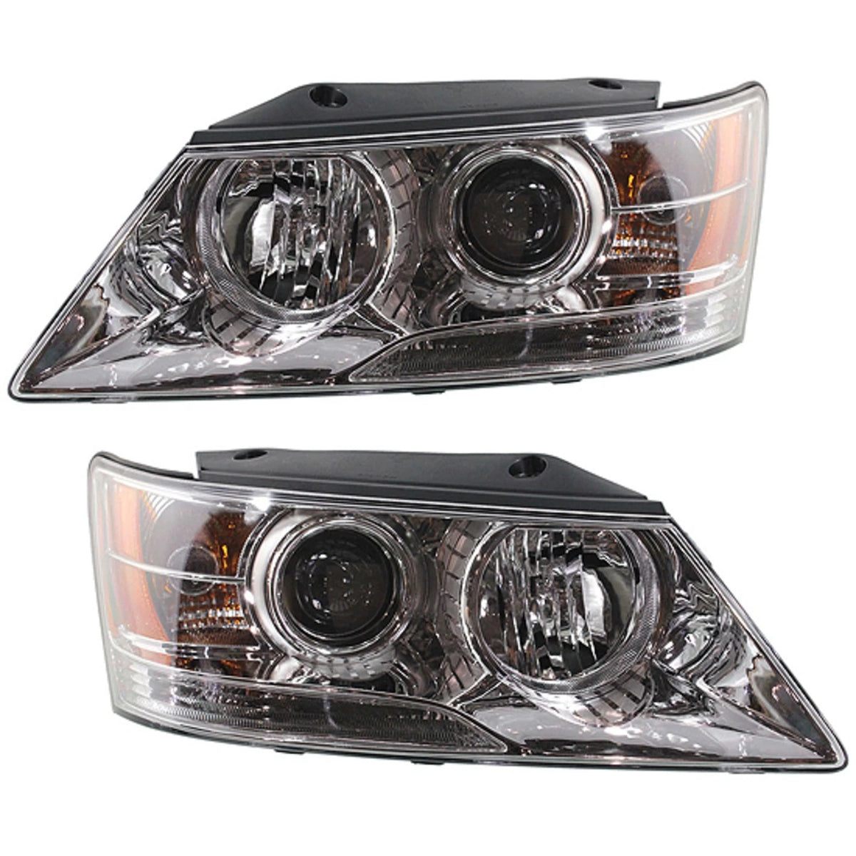 Headlights for Hyundai Sonata (2009–2010) Halogen w/ Bulbs