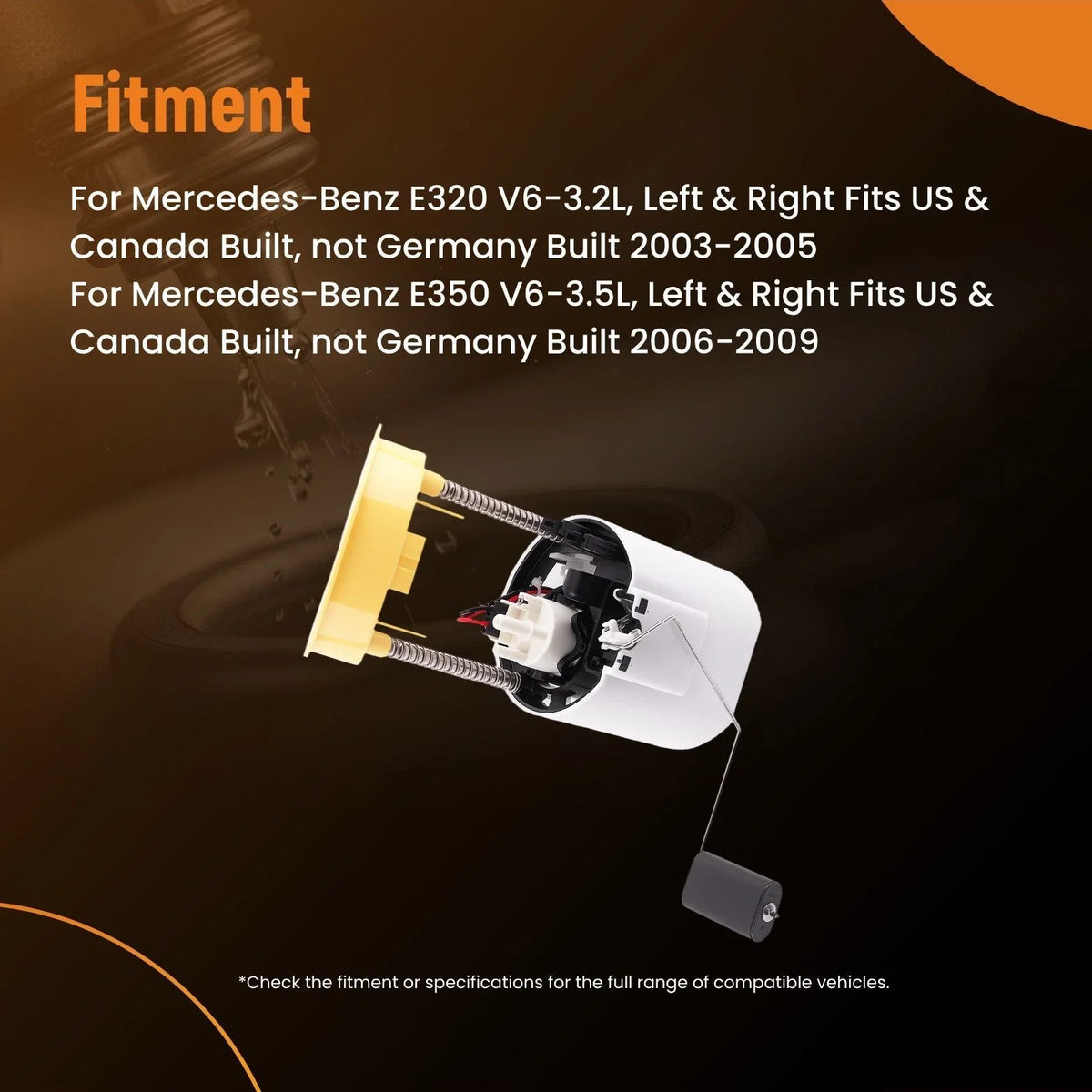 Fuel Pump Assembly for Mercedes-Benz E-Class W211 E320 E350 E500 03-09
