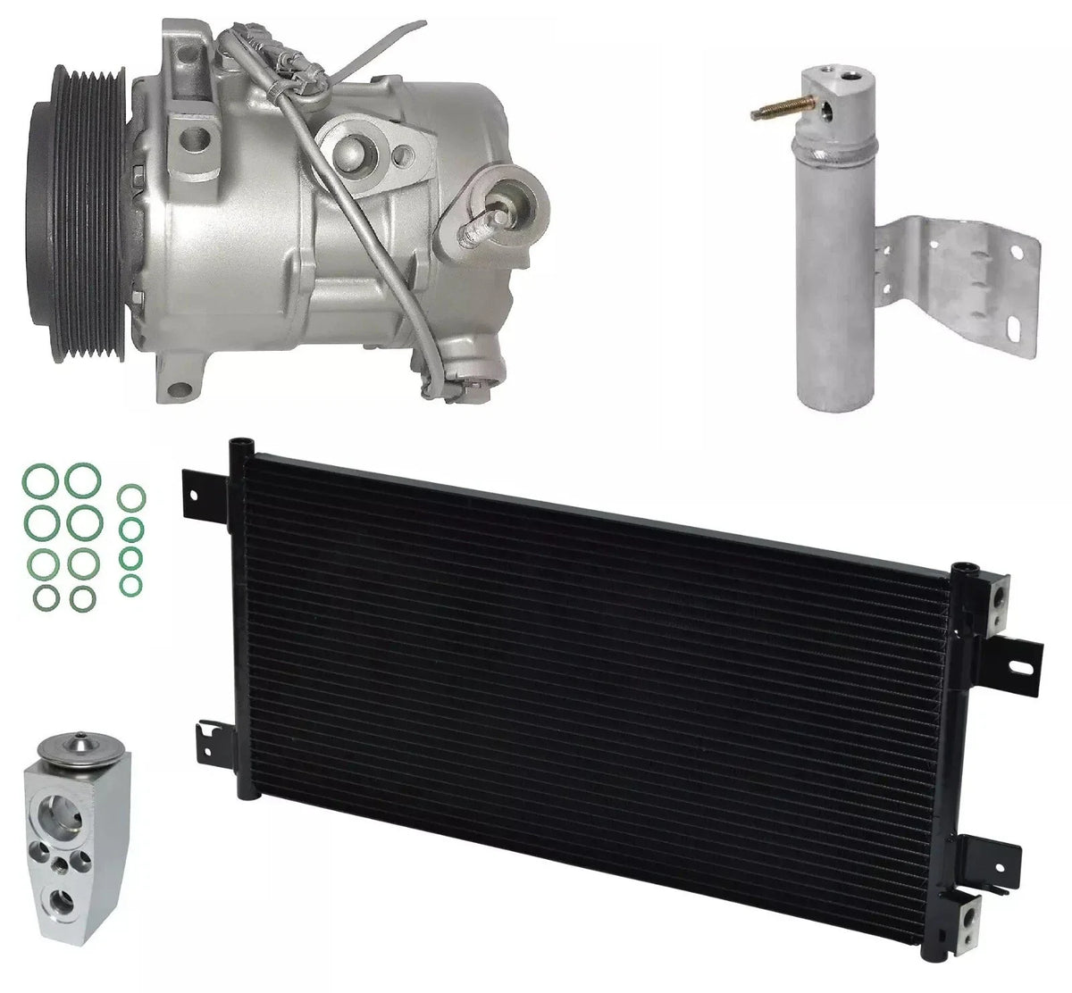 AC Compressor Kit With Condenser for Jeep Patriot 2.0L (2010–2017)