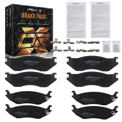 Set of Brake Pads for Front and Rear Dodge Ram 1500 (2002–2005) D966 D898 P966