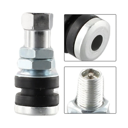2X Universal Tubeless Vacuum Tire Valve Stems for Vehicles