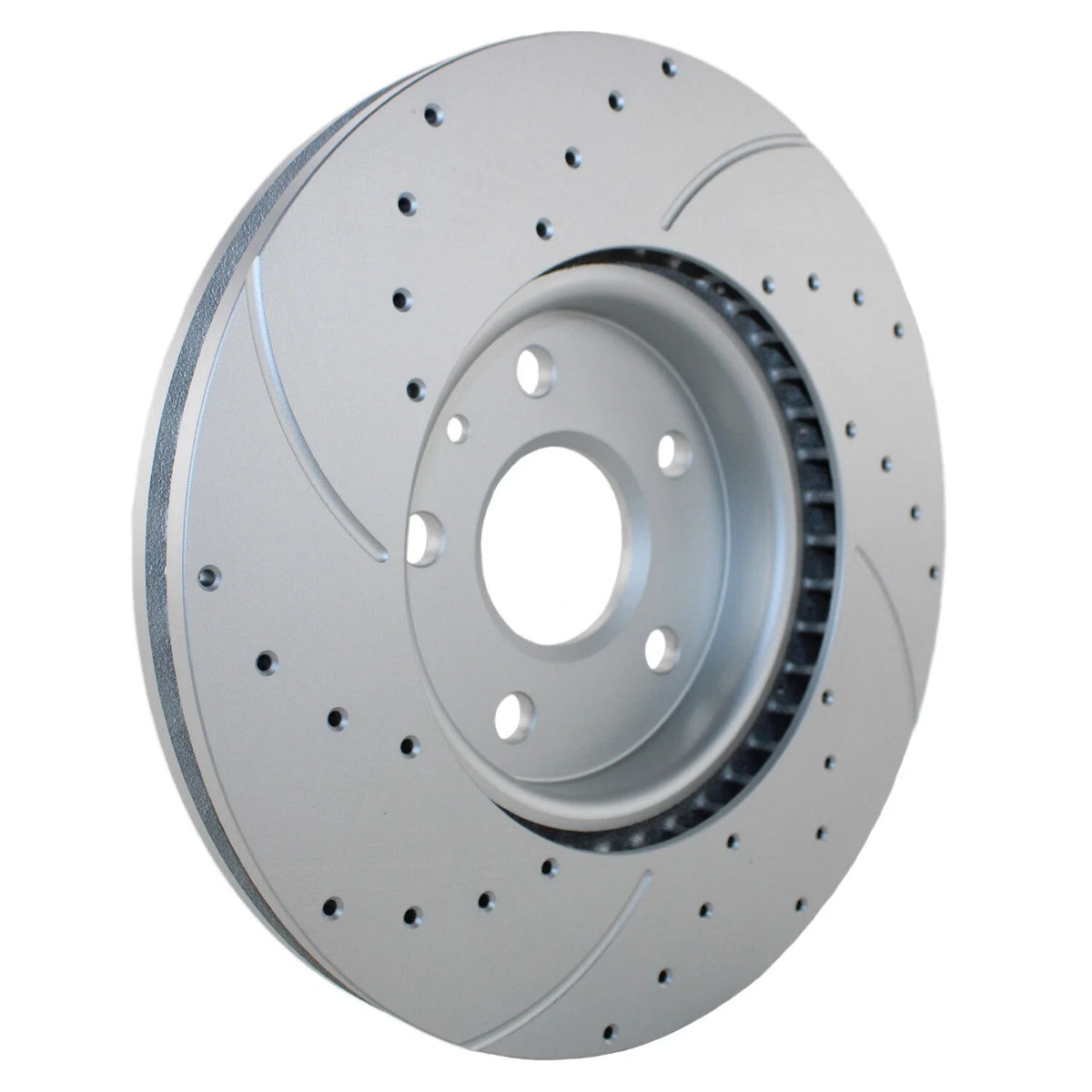 Set of 2 Drilled 321mm Brake Rotors for GMC Chevy Buick