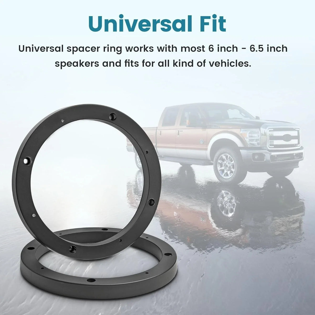 Speaker Spacer Rings for Custom Mounting - 2X Universal Fit