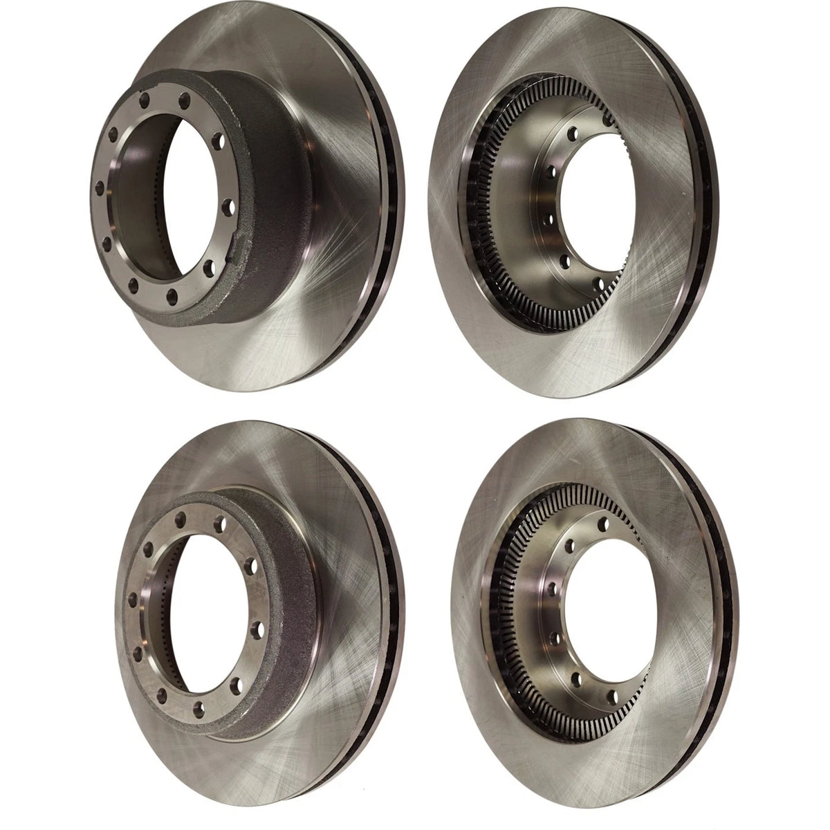 Front & Rear Brake Disc Rotors for Freightliner MT45 MT55 M2 106 Kenworth T170
