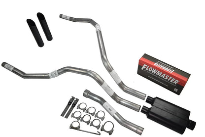 2.5" Flowmaster 40 Series Black Tip Dual Exhaust for Nissan Titan (04-06)