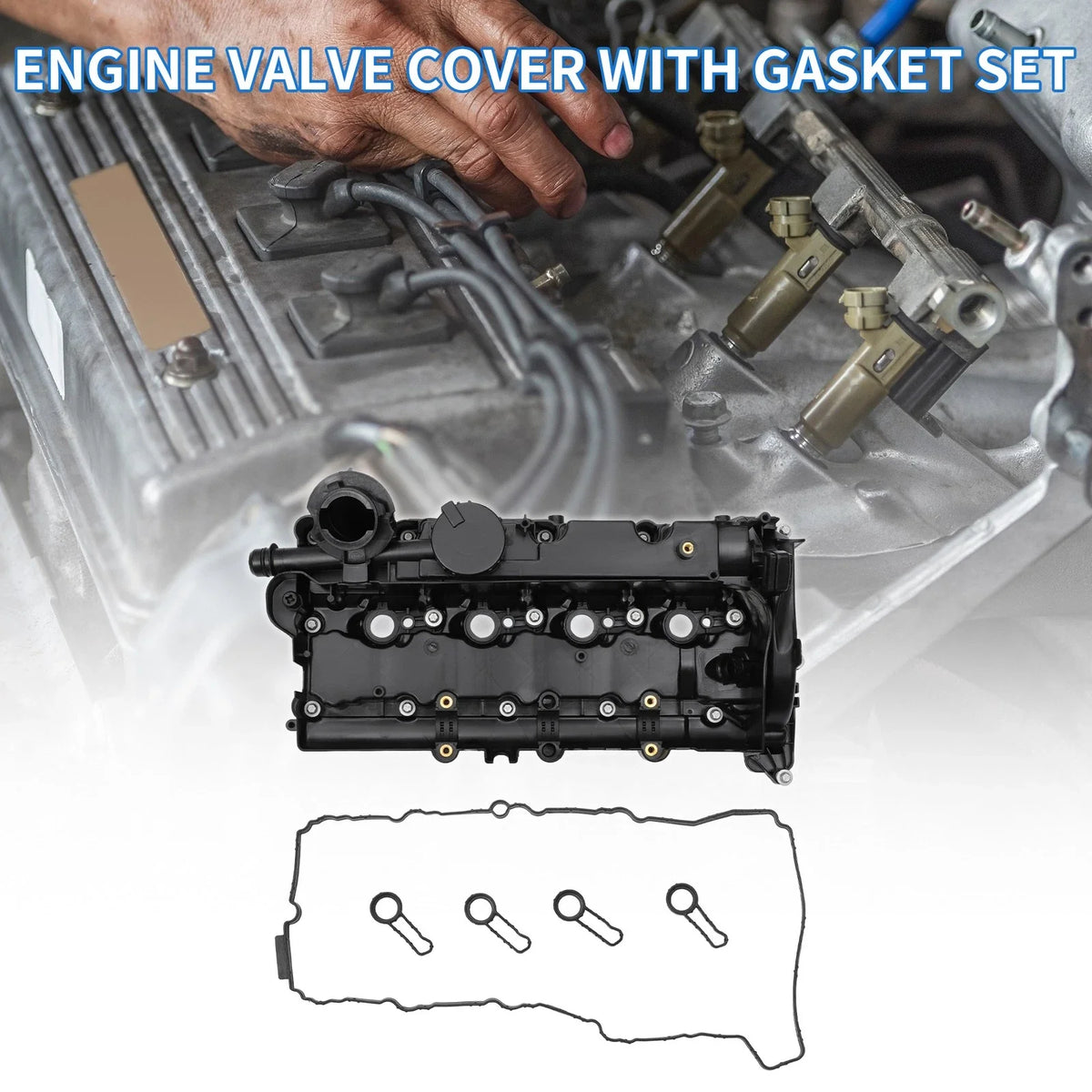 Front Engine Valve Cover with Gasket No. 11128508570 for BMW X3 (2008–2010)