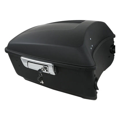 Matte Black Backrest Pad Mount Rack for Harley Touring (1997–2008)