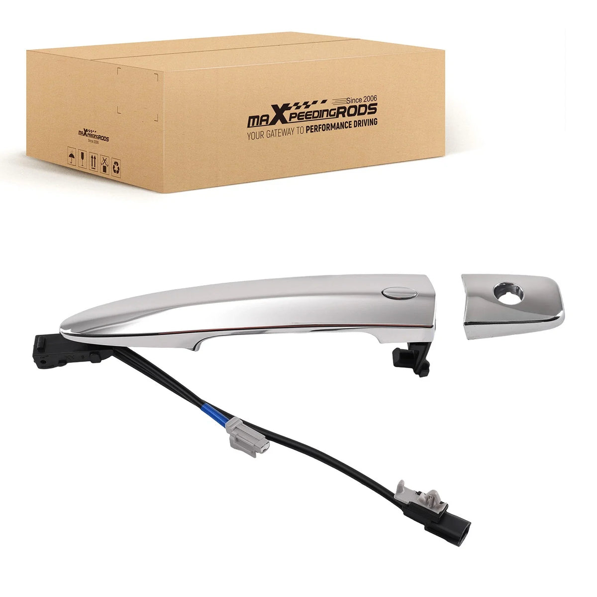 Front Left Door Handle for Nissan Leaf (2011–2017) Silver