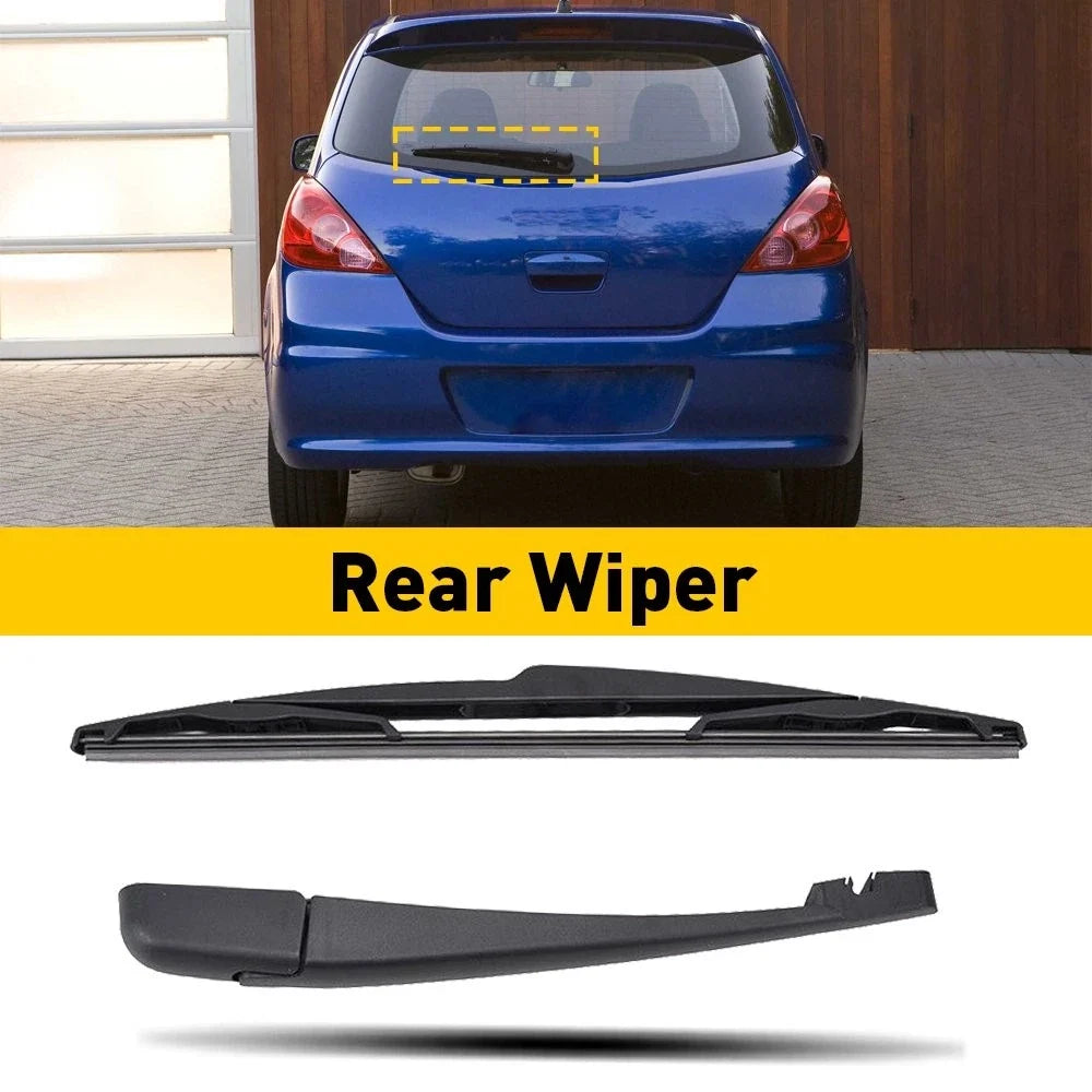 Rear Window Wiper Blade Arm Rubber for 2007-2011 Nissan Versa