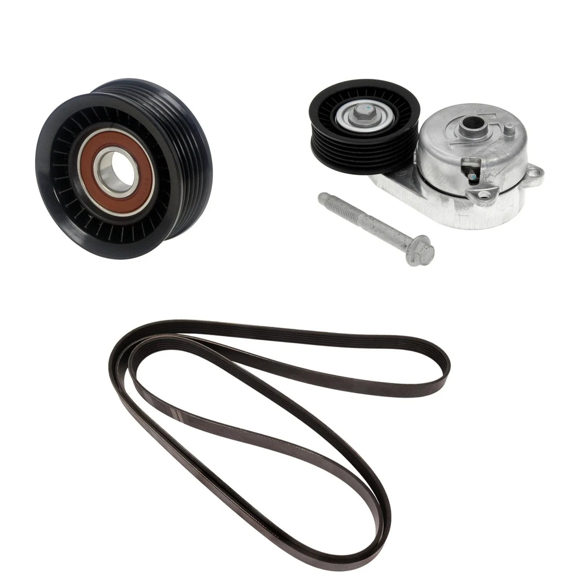 Drive Belt Idler Pulley Tensioner Kit for GMC C&K 2500 (1973–1991)
