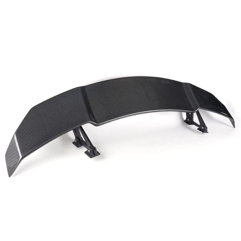 Universal Adjustable Carbon Fiber Spoiler for Racing Vehicle Trunks