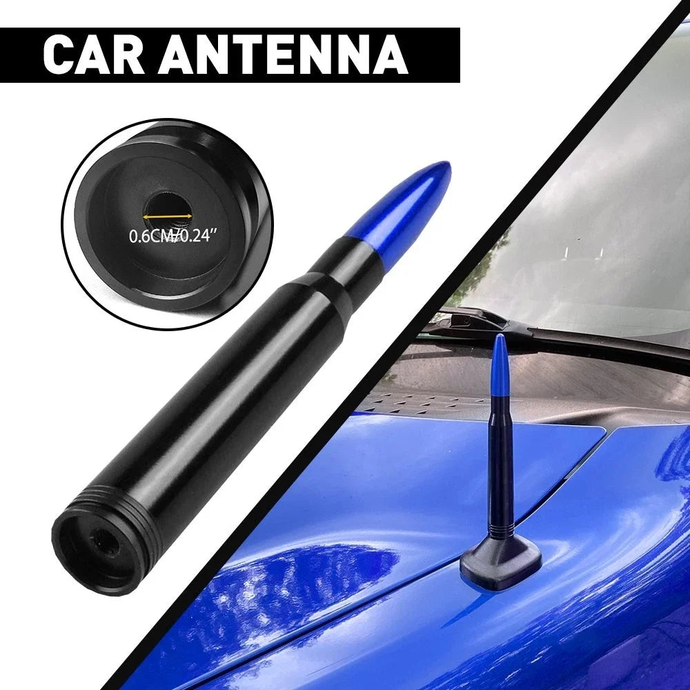 50 Cal Blue Bullet Antenna for Ford F150 (2015–2023)