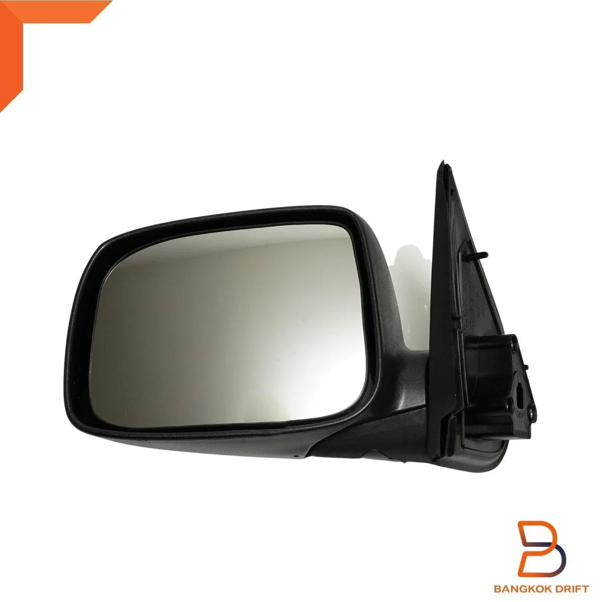 Manual Left Door Mirror - Black for Holden Rodeo 2003 to 2008