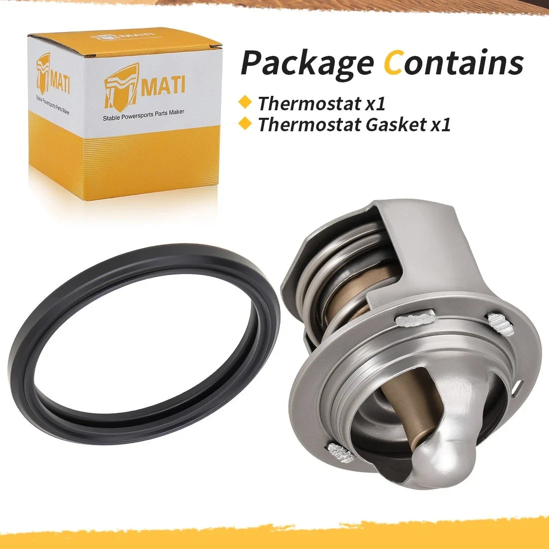 Thermostat and O-Ring Set for Kawasaki Prairie 400 1997-2002