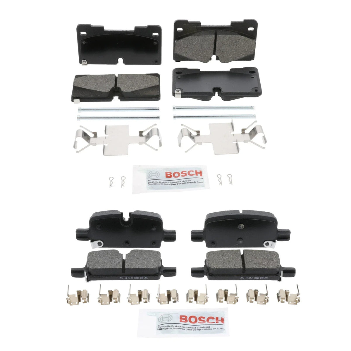 Bosch Blue Ceramic Disc Brake Pad Kit for Silverado 1500, Sierra 1500 (2007–2018)