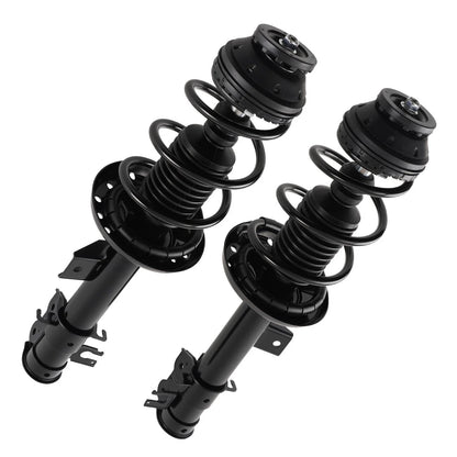 Pair of Complete Front Struts w/ Coil Spring for Fiat 500 (2012–2017)