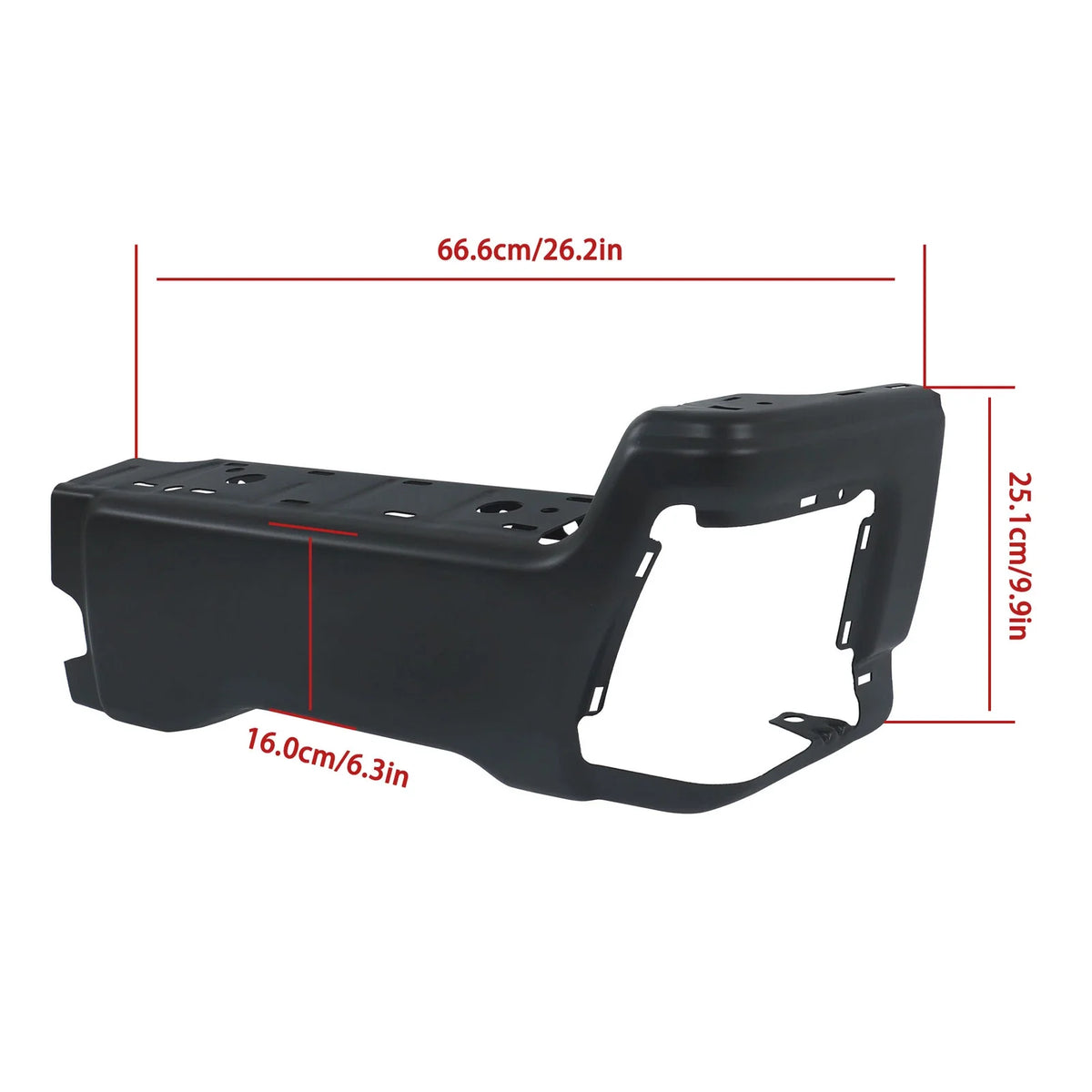 Rear RH Bumper End Cap for Ford F250 F350 F450 (2023–2025)