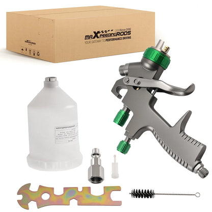 LVLP Auto Gun 1.3mm for Paint Work (600ml Cup, Pressure Regulator)