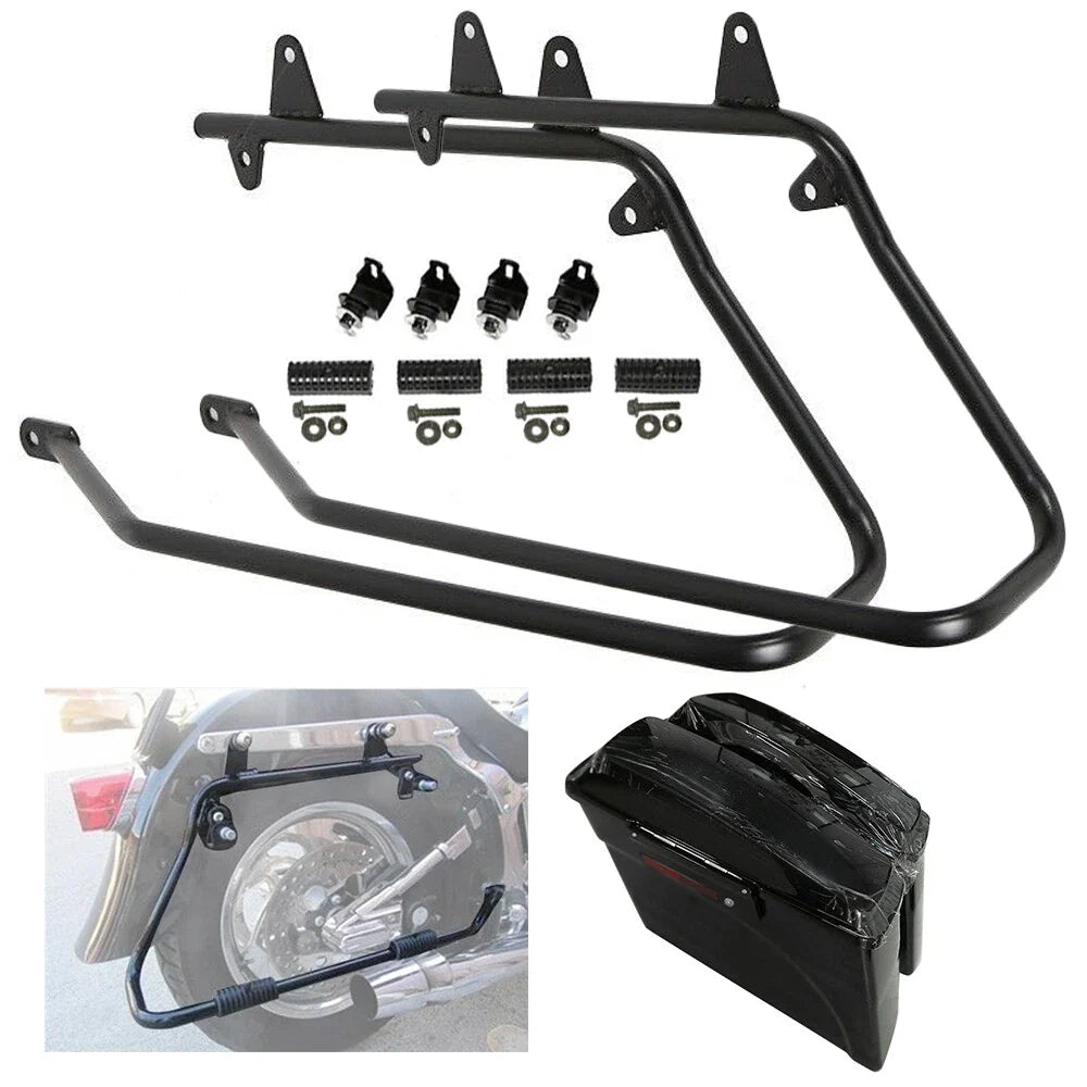 ABS Hard Saddlebags for Harley Softail FXST