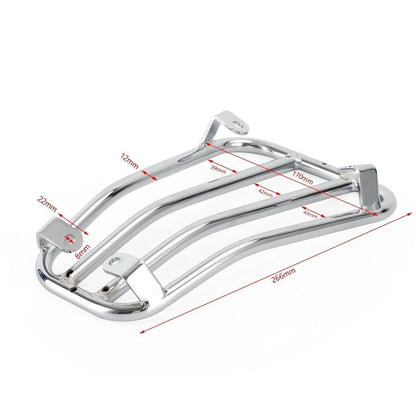 Chrome Floor Board Luggage Carry Support Rack for Vespa Primavera Sprint 125 (2014–2023)