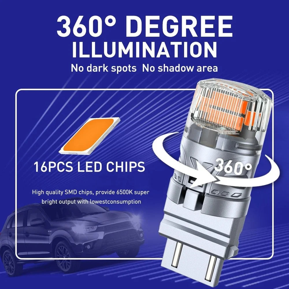 2X 3157 3156 4157 LED Turn Signal Light Bulbs for Chevy Silverado 1500 (1999–2012)