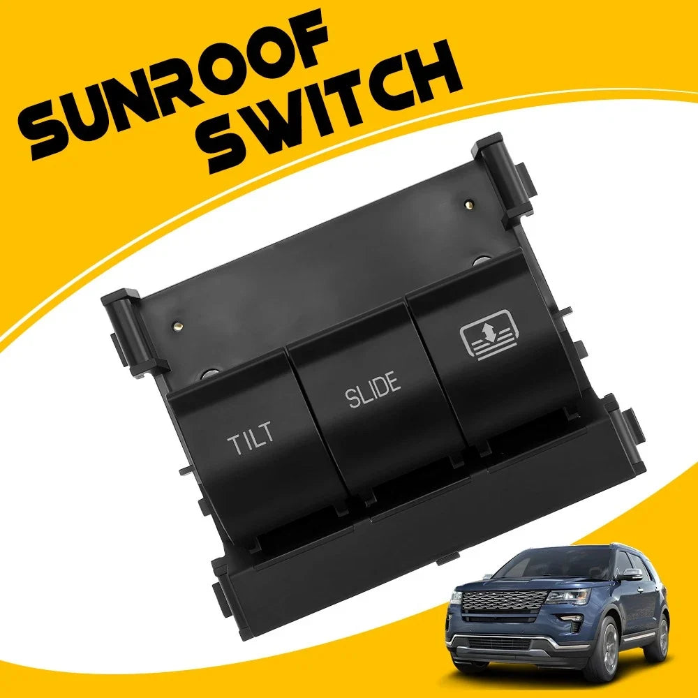 Overhead Dome Light Sunroof Switch Console for Ford Explorer (2011–2017)