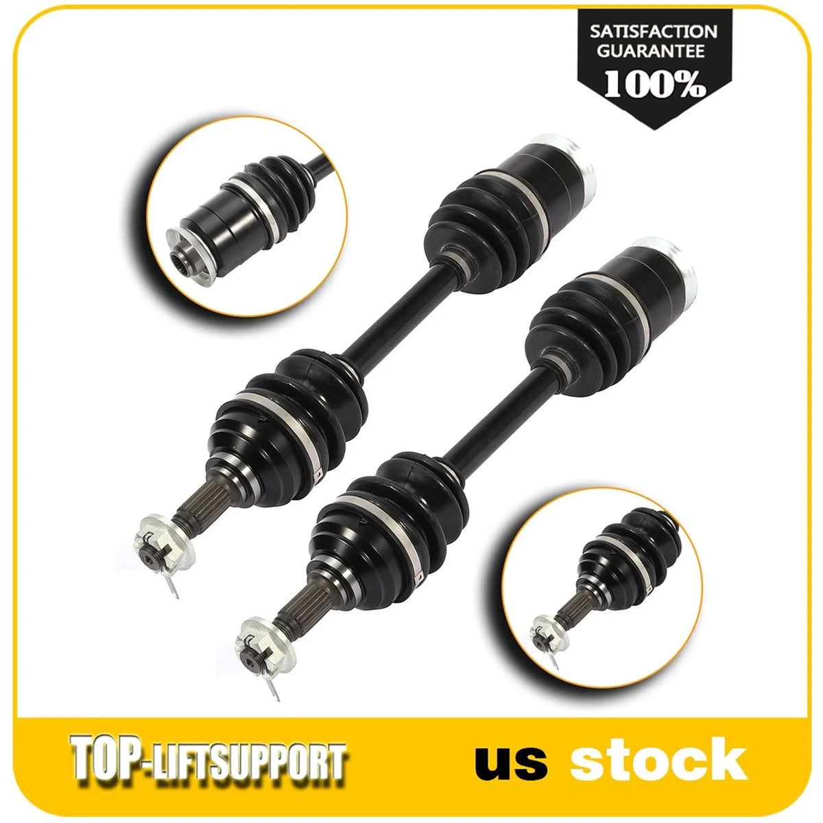 2X Front CV Axle Assembly for Arctic Cat 250 300 400 500