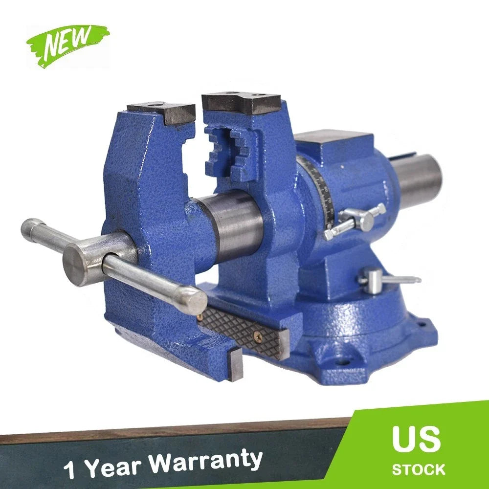 4-Inch Bench Vise for Multi-Purpose Rotating Use
