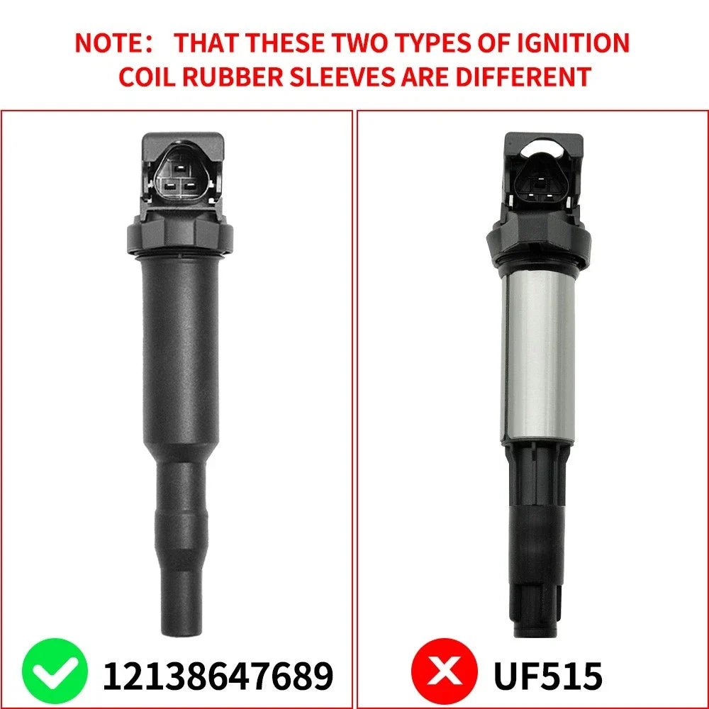 6x Ignition Coil 0221504470 + 6x Spark Plug 12122158253 for BMW 128i 328i X3 (2008–2013)