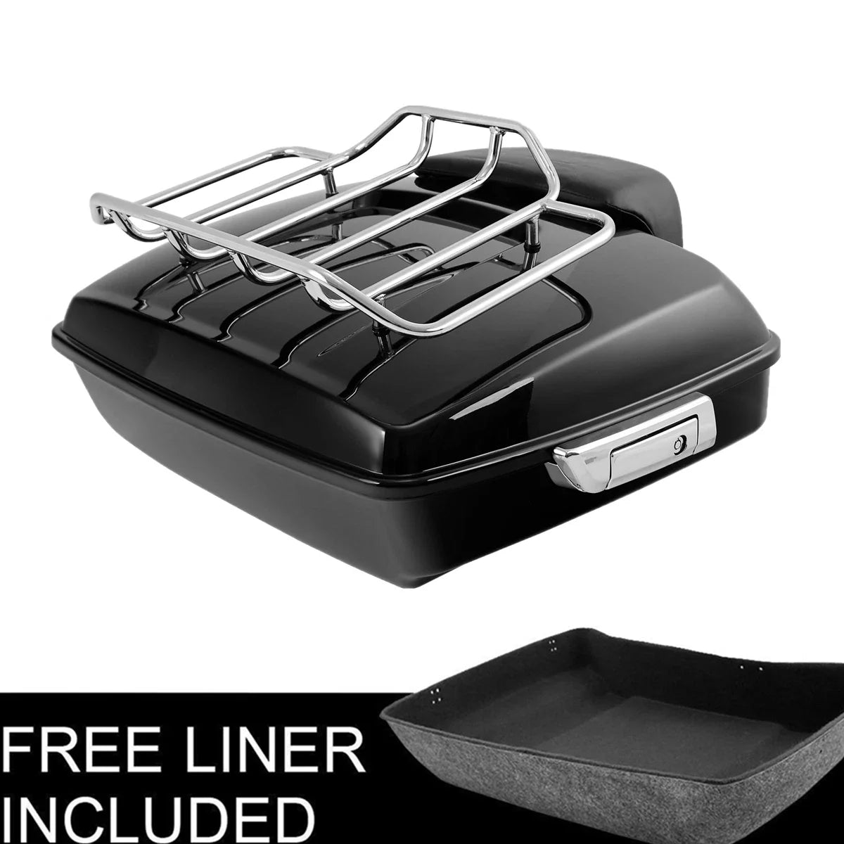 Chopped Luggage Backrest Pad for Harley Road Glide 2014-2023
