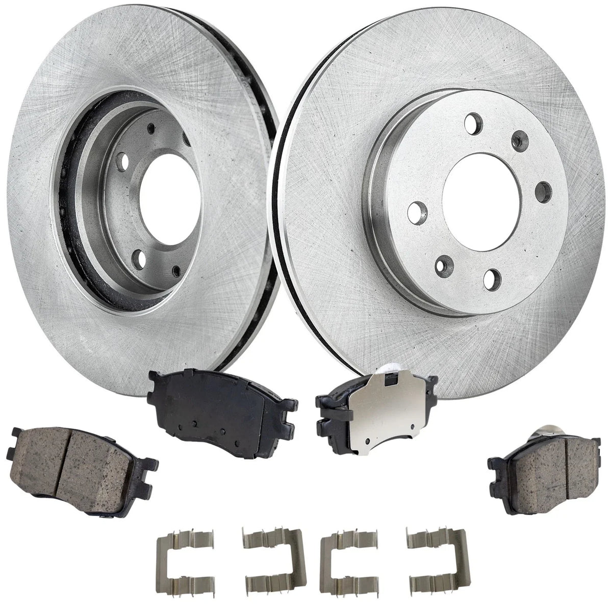 Front Brake Pad and Disc Set for Hyundai Accent 2006 to 2011