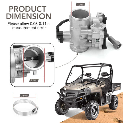 Throttle Body Assembly for 2010 Polaris Ranger XP 800 / Crew 800 / HD 800