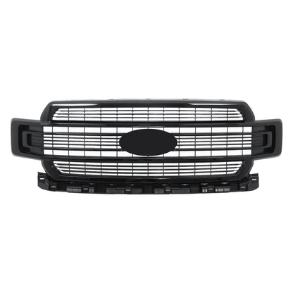 2018-2020 Ford F-150 Gloss Black Front Grille Replacement