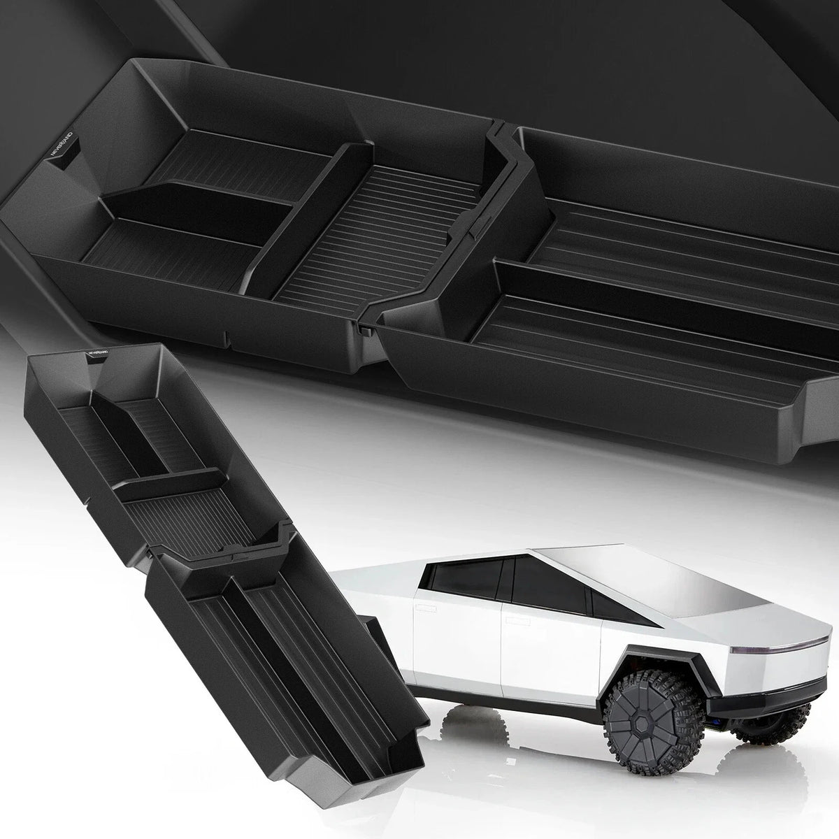 Lower Floor Console Storage Organizer for 2023 Tesla Cybertruck
