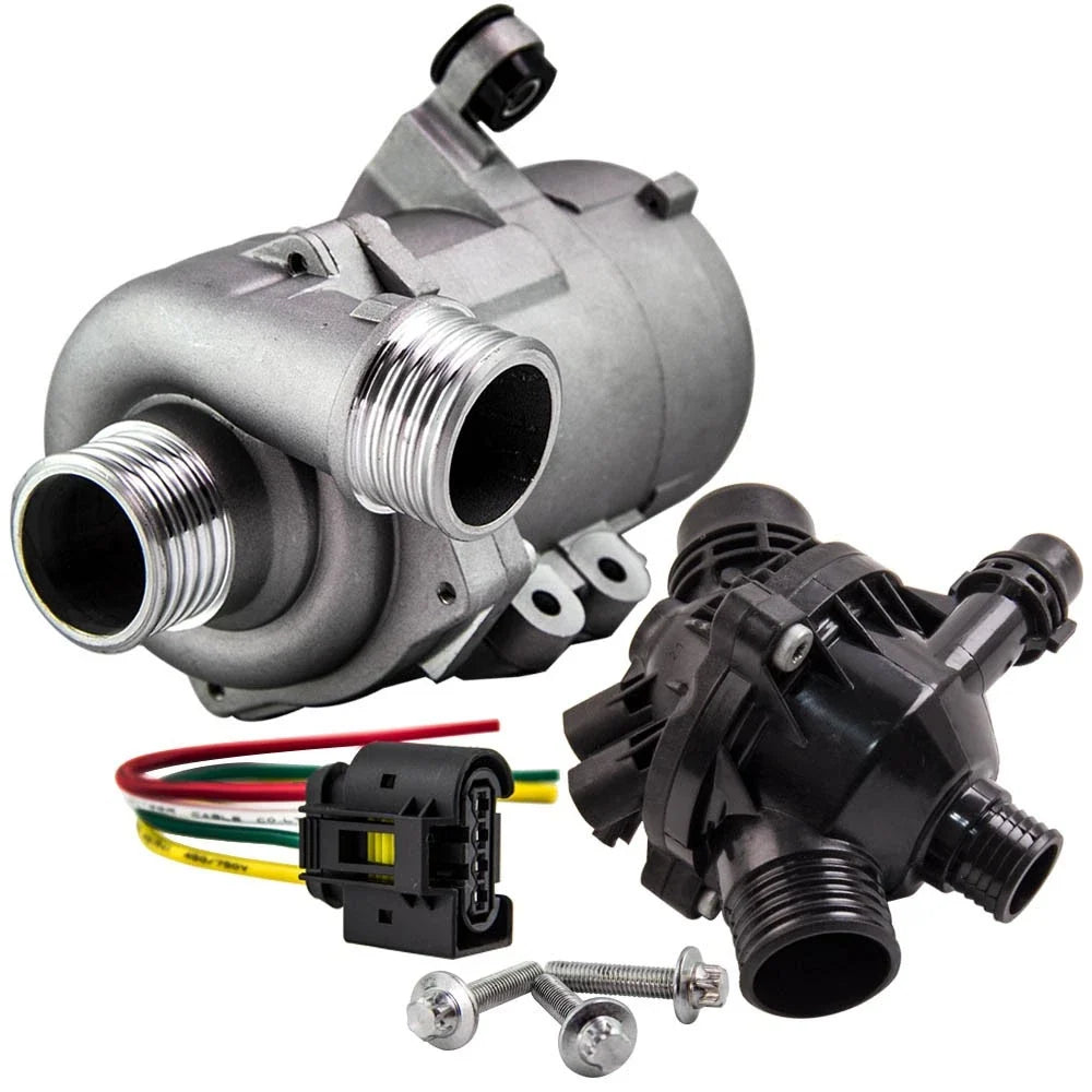 Water Pump & Thermostat Kit for BMW E60 E61 E70 E83 E90 E91 (2005–2013)