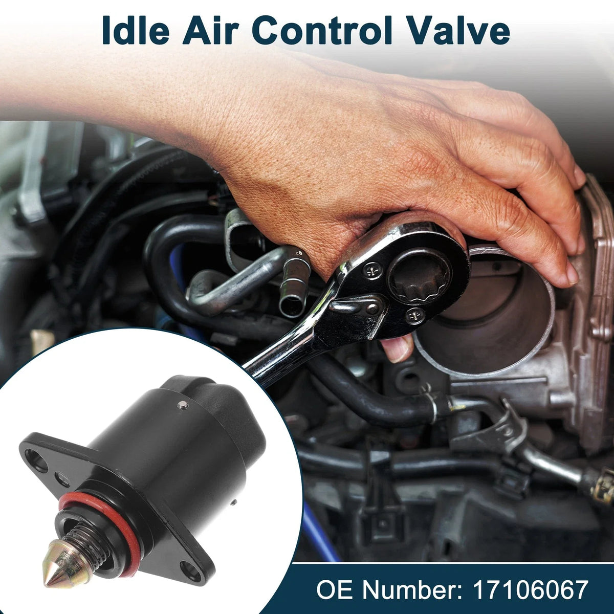 Idle Air Control Valve for Chevrolet Cavalier (1992–1997) No. 17106067