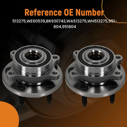 5-Bolt Rear Wheel Hub 513275 for Ford Edge Flex Taurus Lincoln MKS MKT (2009–2019)